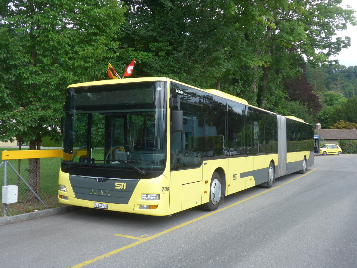 (226'824) - STI Thun - Nr. 700/BE 849'700 - MAN am 31. Juli 2021 bei der Schifflndte Thun