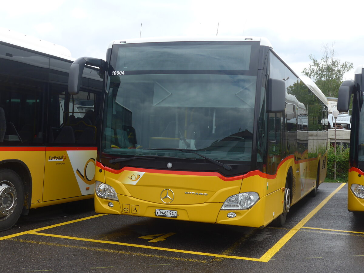 (226'878) - CarPostal Ouest - VD 464'947 - Mercedes am 1. August 2021 in Yverdon, Garage