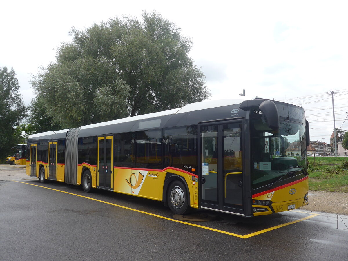 (226'904) - CarPostal Ouest - VD 267'845 - Solaris am 1. August 2021 in Yverdon, Garage