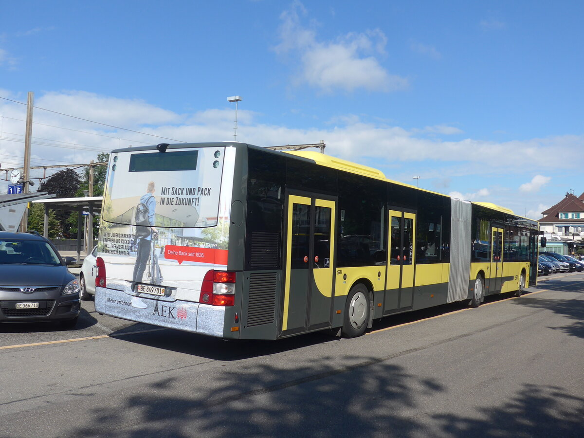 (226'981) - STI Thun - Nr. 701/BE 849'701 - MAN am 2. August 2021 in Thun, CarTerminal