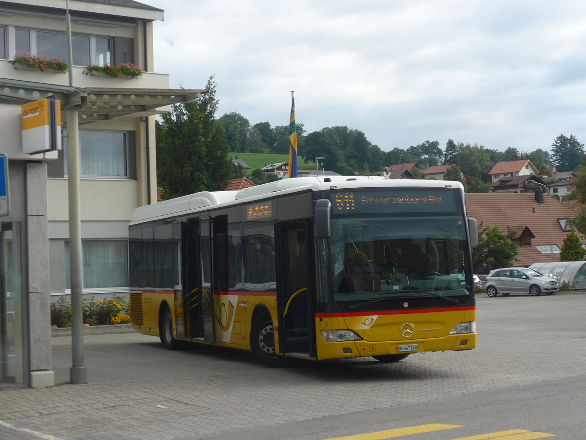 (227'017) - Engeloch, Riggisberg - Nr. 9/BE 447'240 - Mercedes am 7. August 2021 in Riggisberg, Post