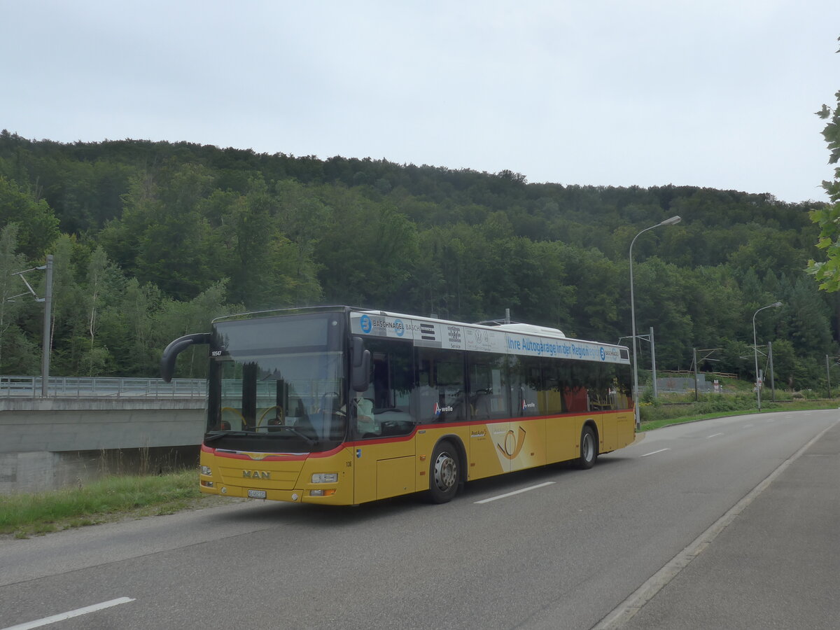 (227'167) - Voegtlin-Meyer, Brugg - Nr. 136/AG 462'120 - MAN am 9. August 2021 in Brugg, Garage