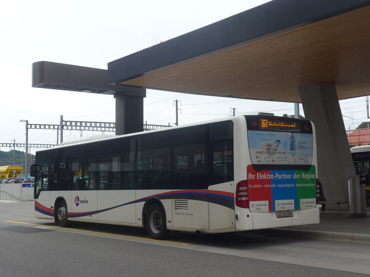 (227'207) - Voegtlin-Meyer, Brugg - Nr. 118/AG 226'155 - Mercedes am 9. August 2021 beim Bahnhof Brugg