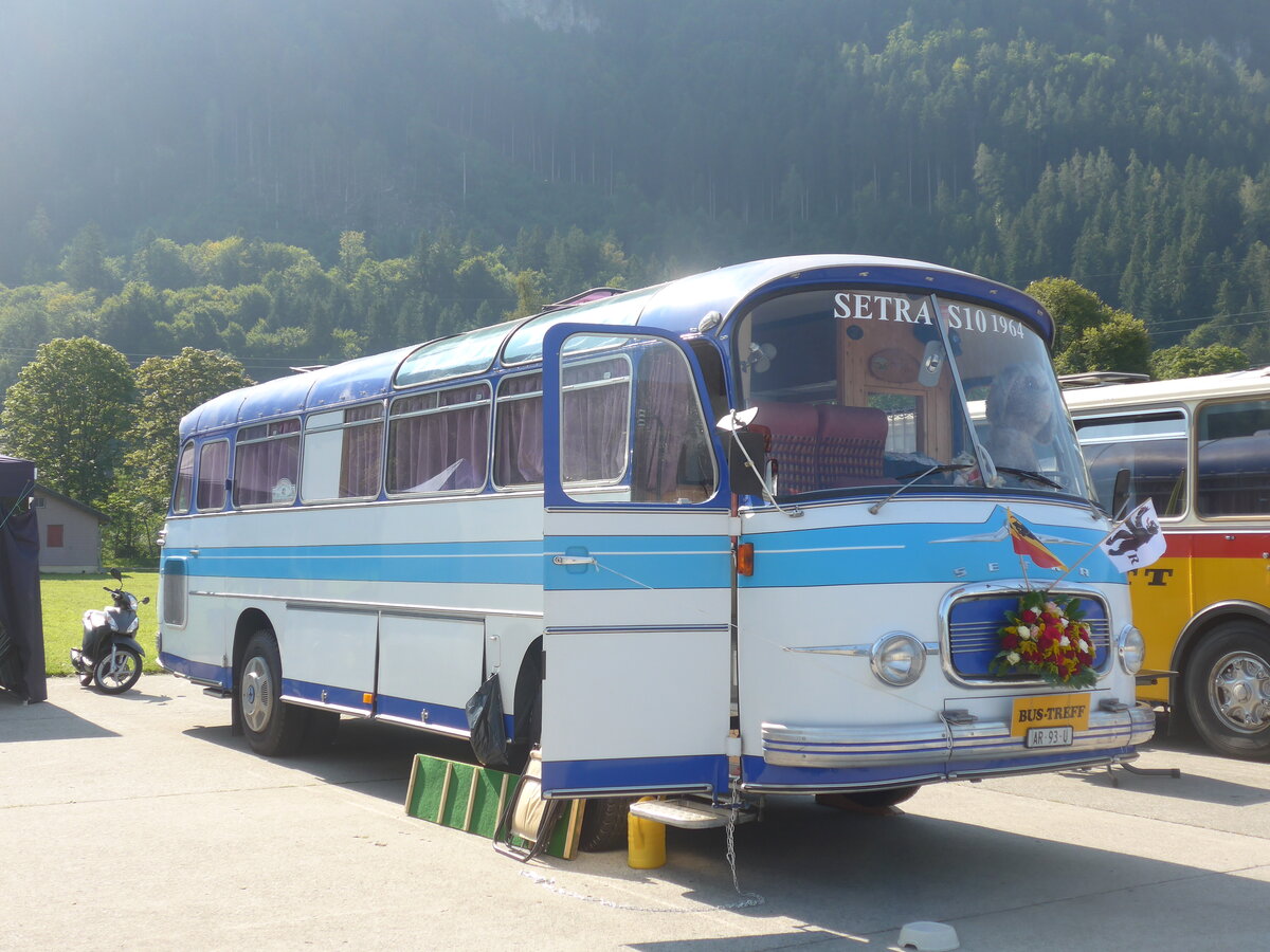 (227'426) - Niederer, Grub - AR 93 U - Setra am 21. August 2021 in Interlaken, Flugplatz