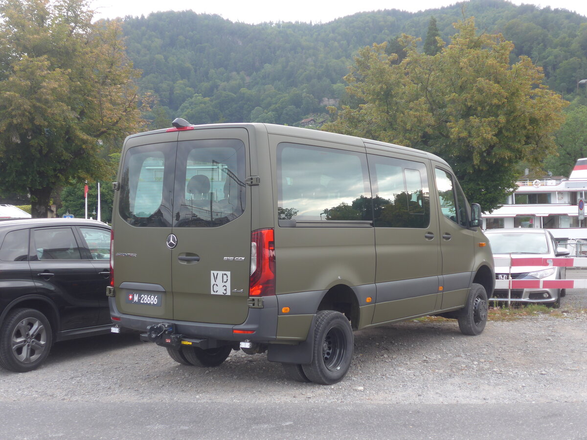 (227'539) - Schweizer Armee - M+28'686 - Mercedes am 27. August 2021 in Thun, Rosenau