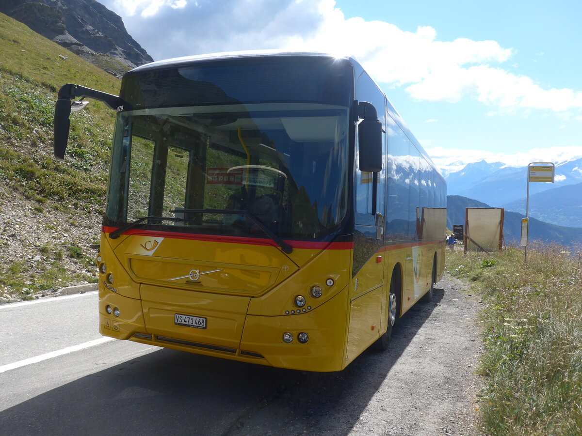 (227'649) - PostAuto Wallis - Nr. 39/VS 471'468 - Volvo am 29. August 2021 in Savise, Htel Sanetsch 