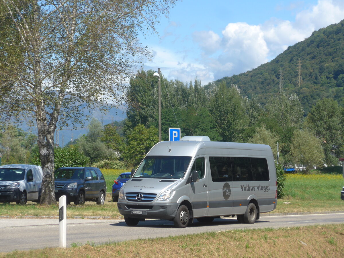 (227'682) - Valbus, Lugano - TI 310'077 - Mercedes am 30. August 2021 in Barbengo, Sidema