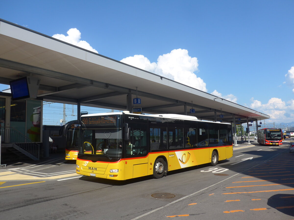 (227'798) - Lienert&Ehrler, Einsiedeln - SZ 69'122 - MAN (ex Schuler, Feusisberg) am 4. September 2021 beim Bahnhof Pfffikon