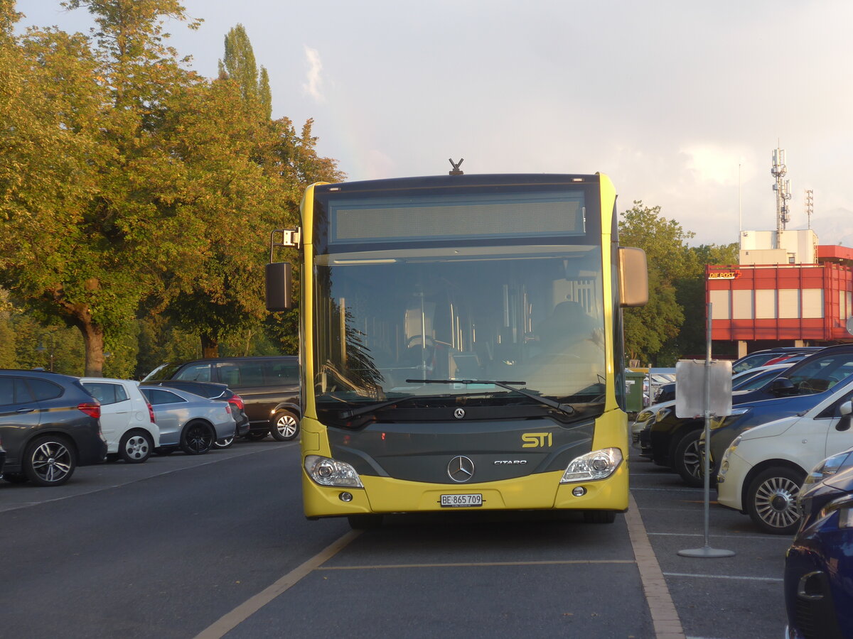 (227'800) - STI Thun - Nr. 709/BE 865'709 - Mercedes am 4. September 2021 in Thun, CarTerminal