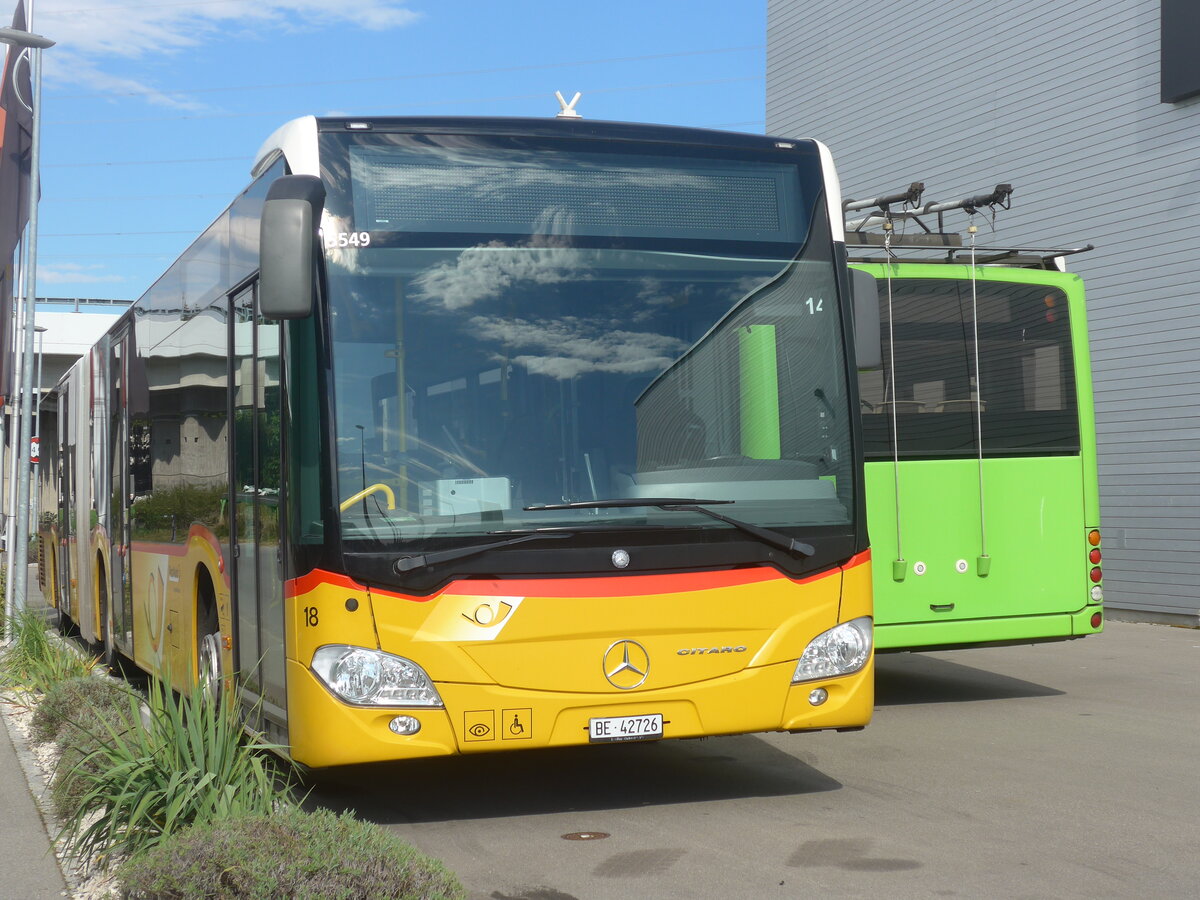 (227'890) - Steiner, Ortschwaben - Nr. 18/BE 42'726 - Mercedes am 5. September 2021 in Kerzers, Interbus