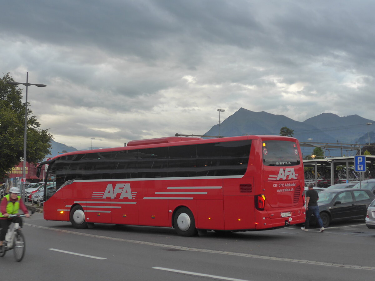 (228'035) - AFA Adelboden - Nr. 26/BE 26'708 - Setra am 16. September 2021 beim Bahnhof Thun