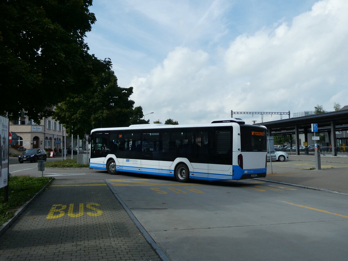 (228'449) - BOTG Amriswil - Nr. 416/TG 64'058 - MAN am 27. September 2021 beim Bahnhof Amriswil