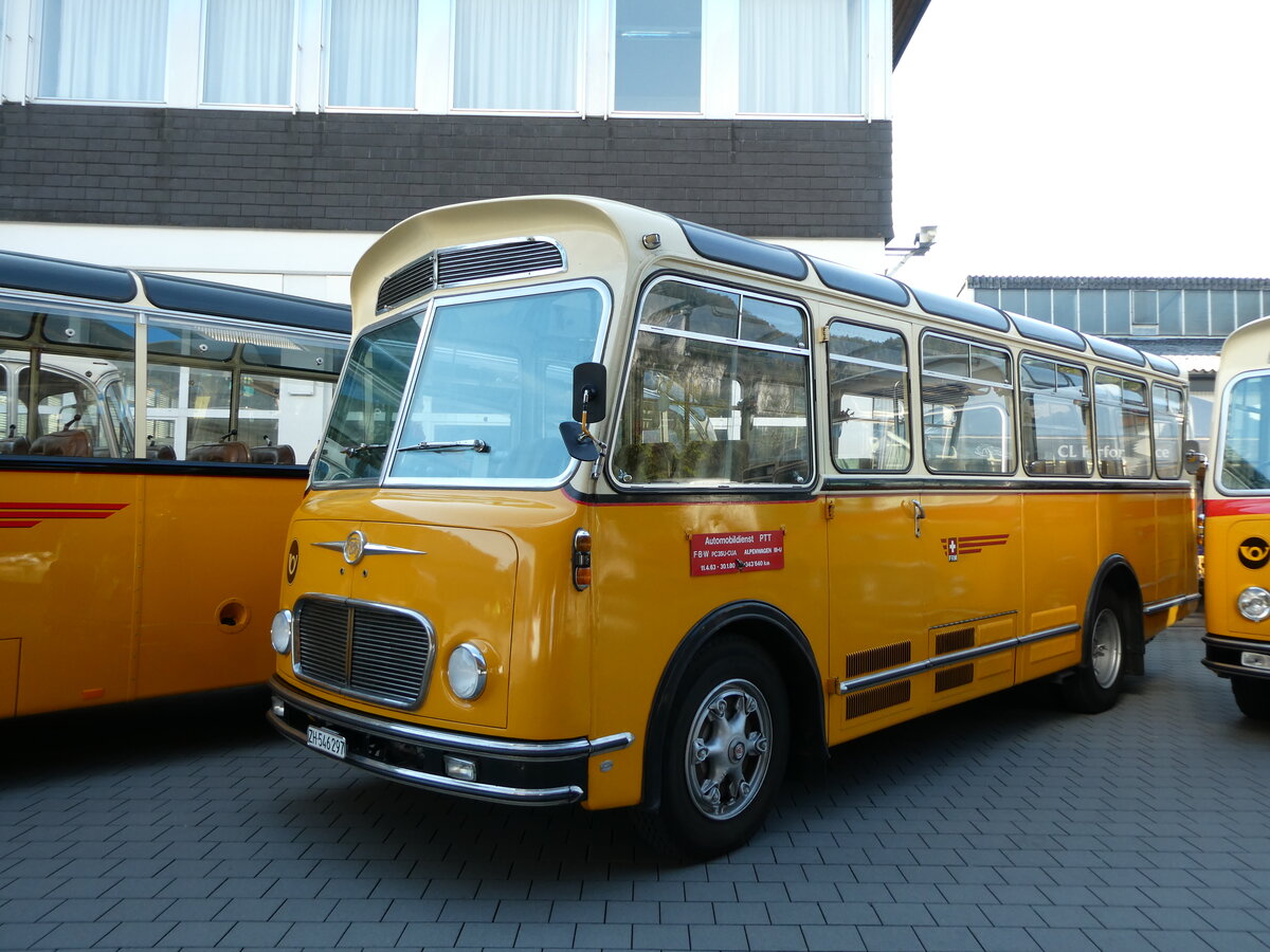 (228'535) - Rber, Mettmenstetten - ZH 546'297 - FBW/Gangloff (ex P 23'202; ex P 21'002) am 2. Oktober 2021 in Nfels, FBW-Museum