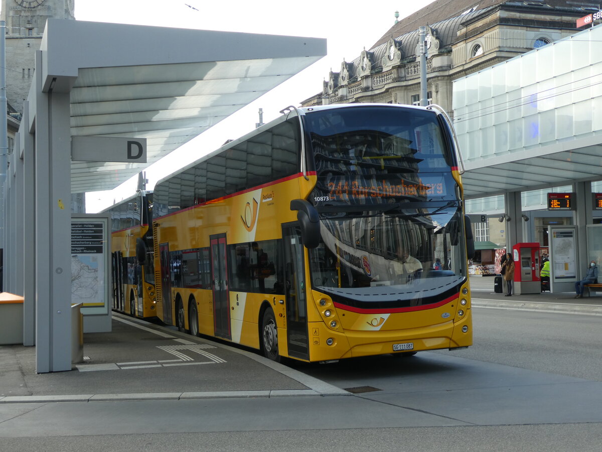 (229'071) - Schwizer, Goldach - SG 111'087 - Alexander Dennis am 13. Oktober 2021 beim Bahnhof St. Gallen