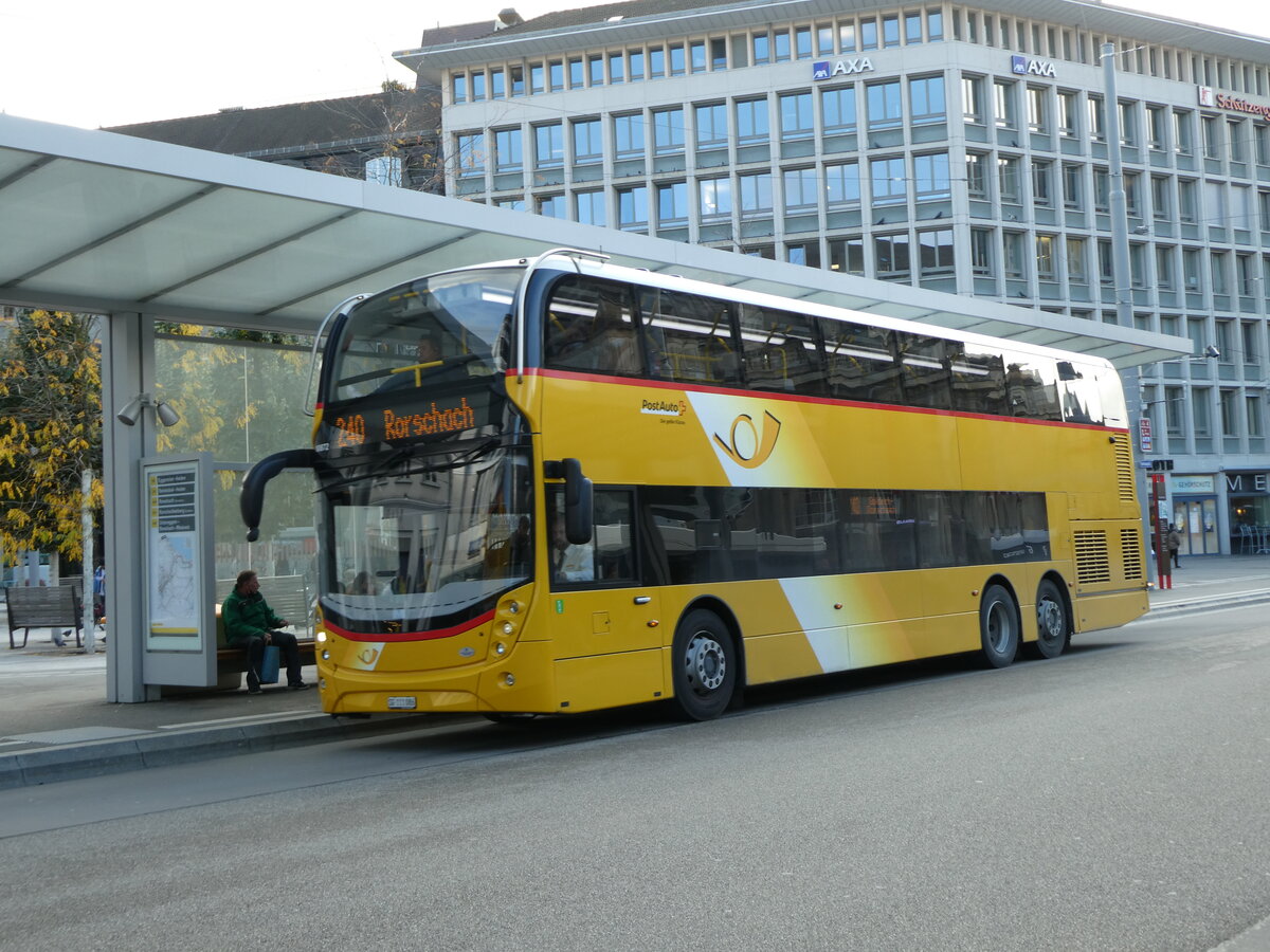 (229'073) - Schwizer, Goldach - SG 111'086 - Alexander Dennis am 13. Oktober 2021 beim Bahnhof St. Gallen