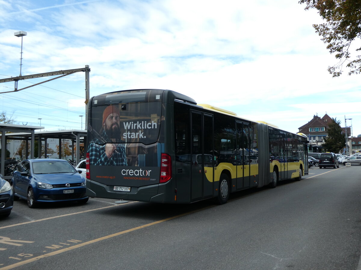 (229'452) - STI Thun - Nr. 167/BE 752'167 - Mercedes am 19. Oktober 2021 in Thun, CarTerminal