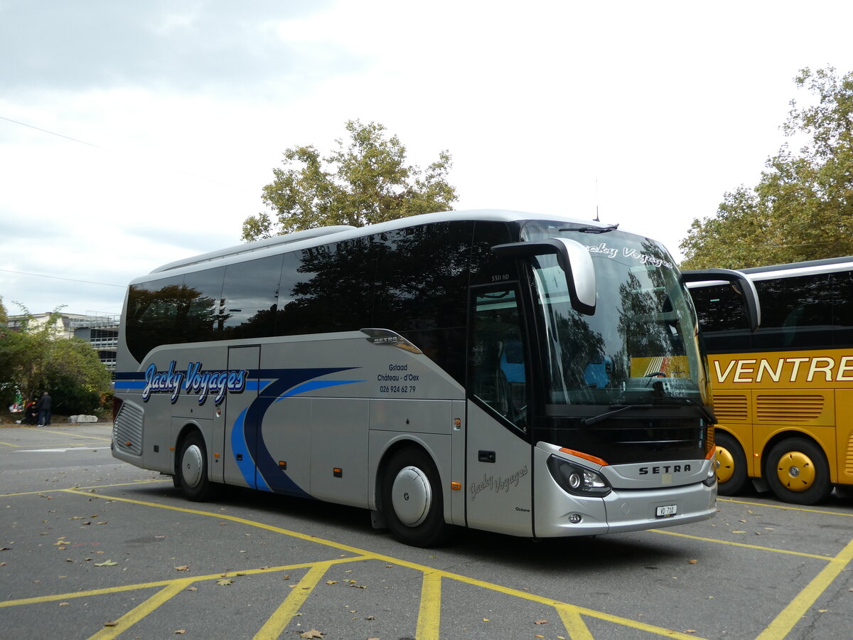 (229'547) - Jacky Voyages, Chteau-d'Oex - VD 710 - Setra am 20. Oktober 2021 in Zrich, Sihlquai