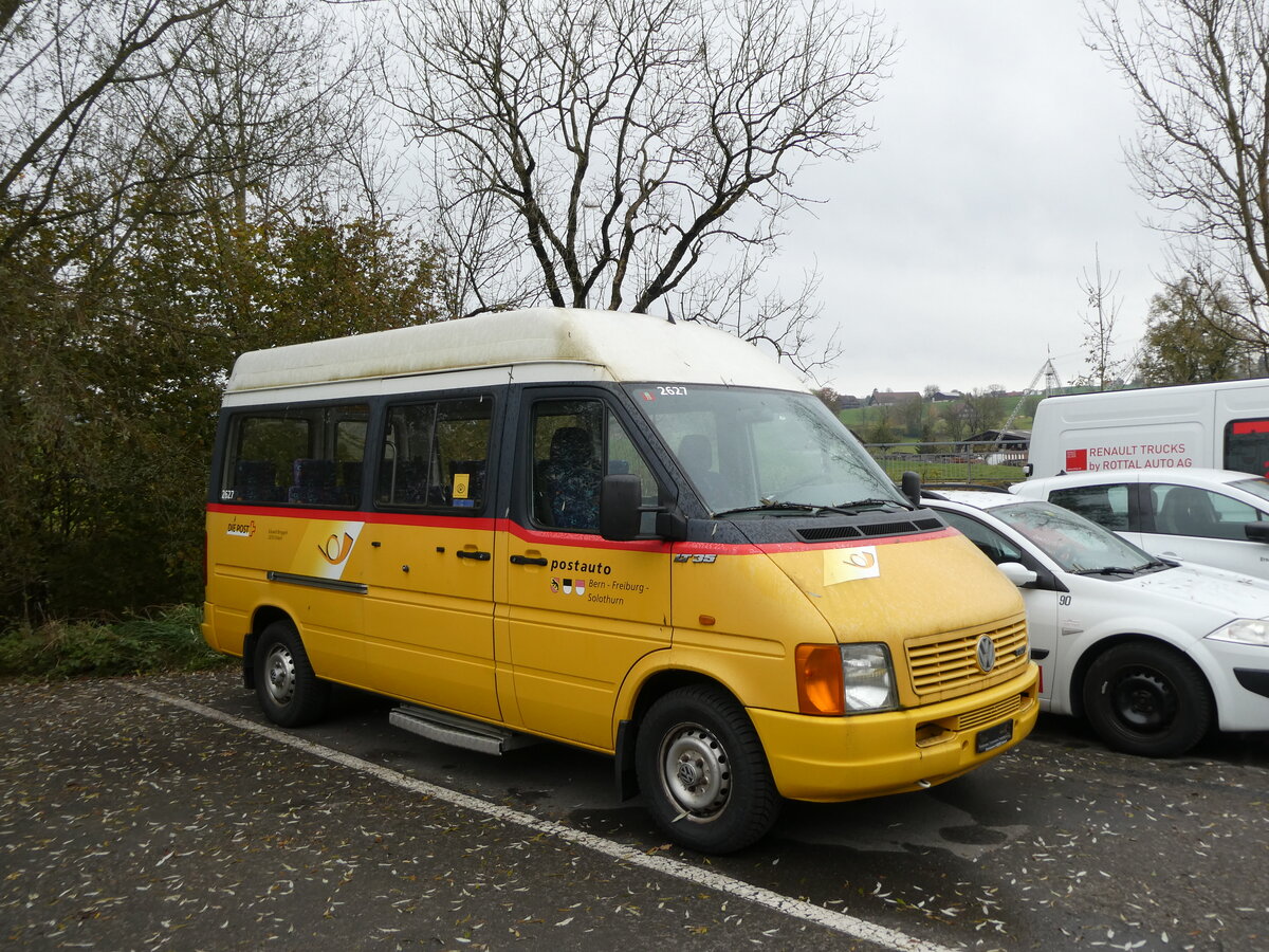 (229'902) - Funi-Car, Biel - (BE 170) - VW (ex Eurobus, Bern; ex Binggeli, Erlach; ex Corpataux, Schwarzenburg; ex P 21'057) am 30. Oktober 2021 in Ruswil, Garage ARAG