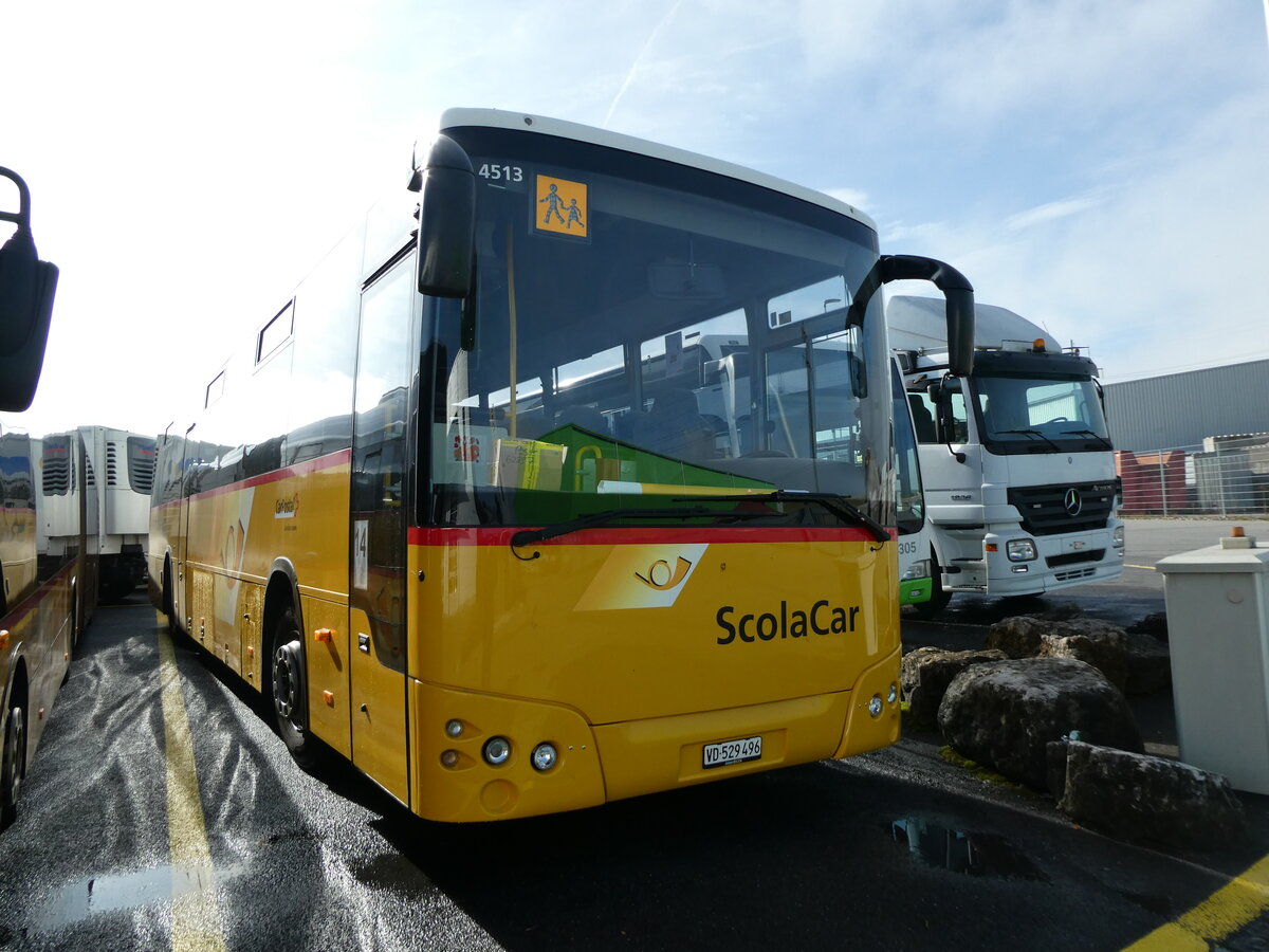 (229'958) - CarPostal Ouest - VD 529'496 - Temsa (ex TMR Martigny Nr. 134) am 31. Oktober 2021 in Kerzers, Interbus