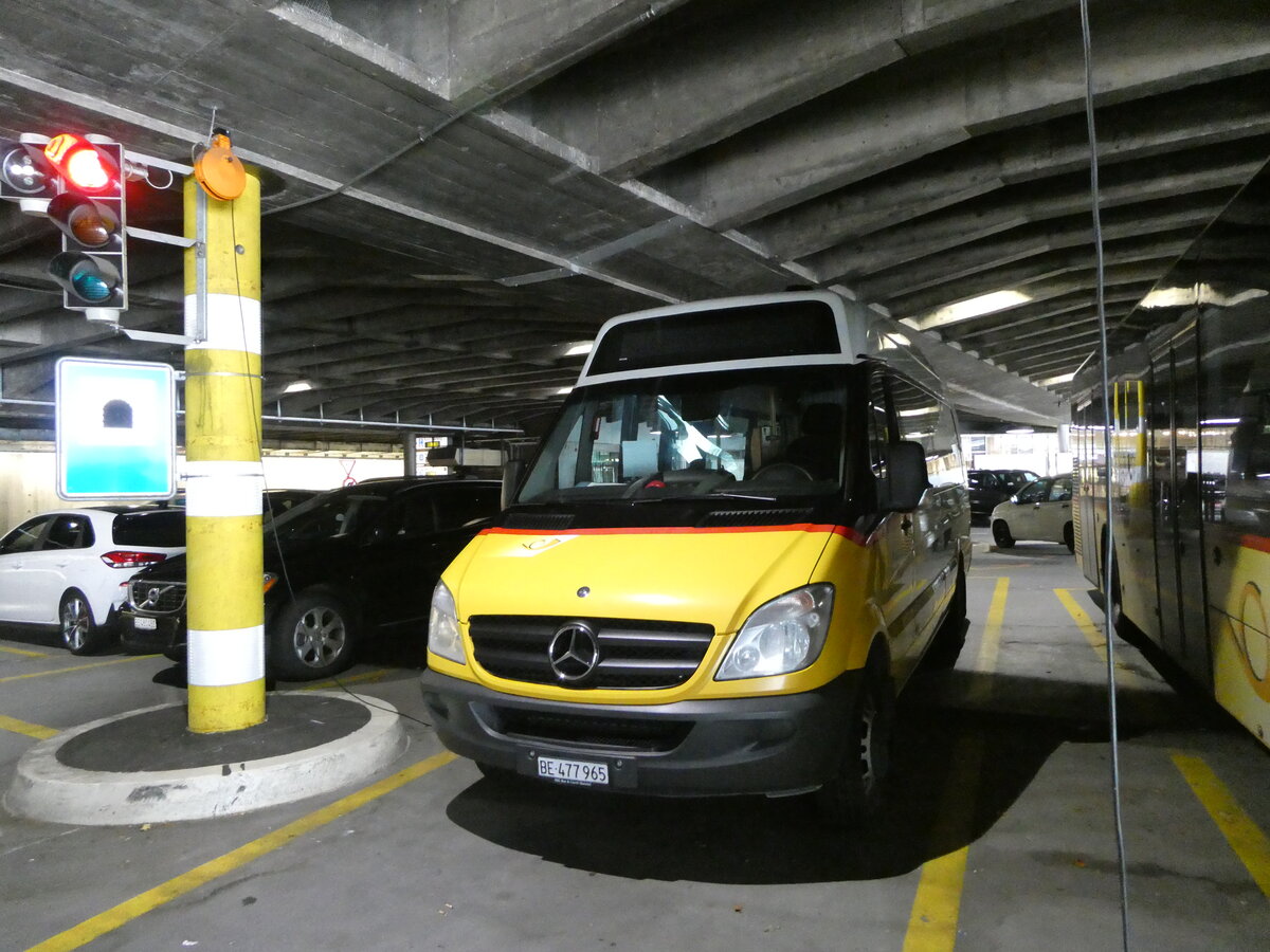 (229'995) - PostAuto Bern - BE 477'965 - Mercedes am 4. November 2021 in Bern, Postautostation