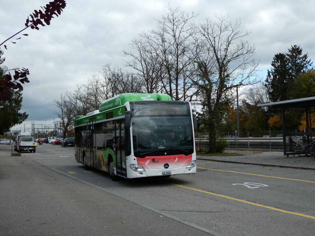 (230'156) - BGU Grenchen - Nr. 16/SO 20'824 - Mercedes am 8. November 2021 beim Bahnhof Grenchen Sd