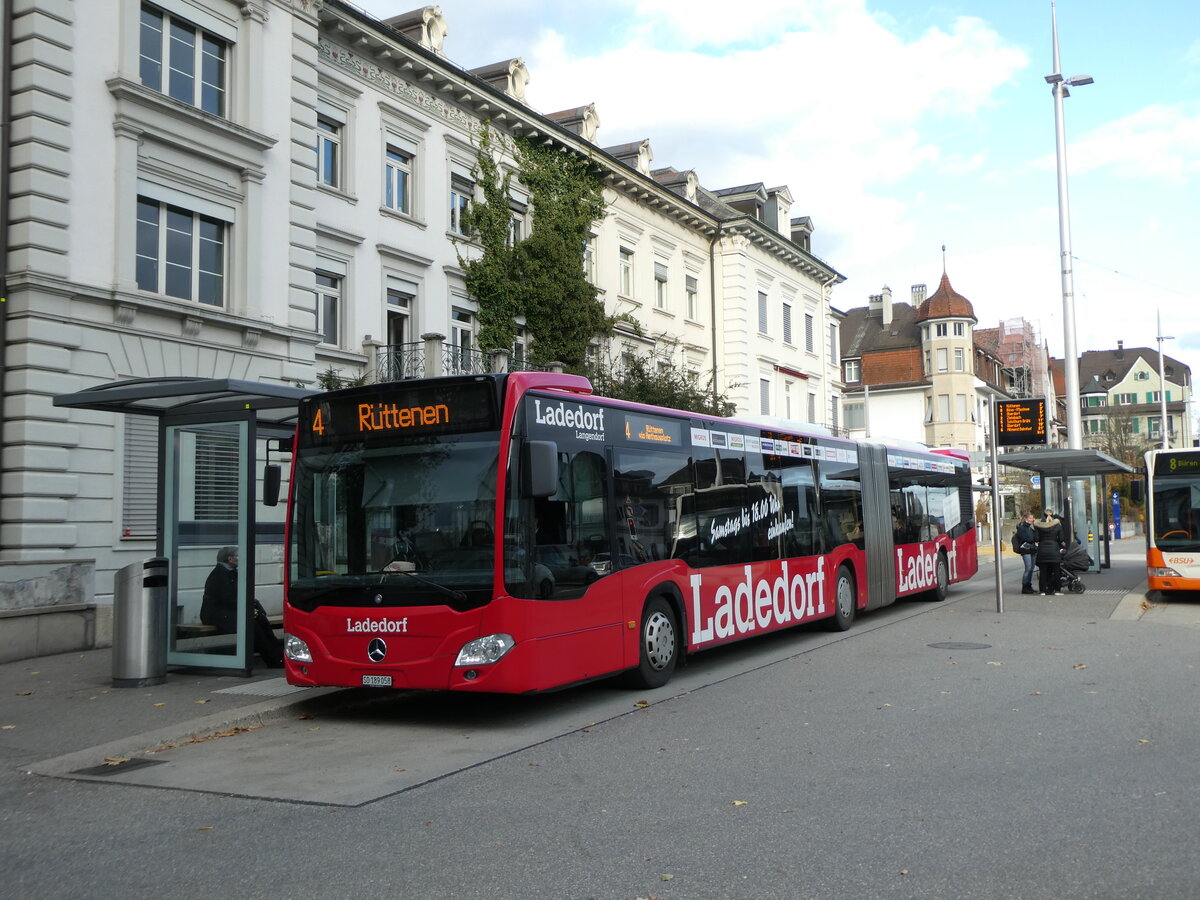 (230'197) - BSU Solothurn - Nr. 58/SO 189'058 - Mercedes am 8. November 2021 beim Hauptbahnhof Solothurn