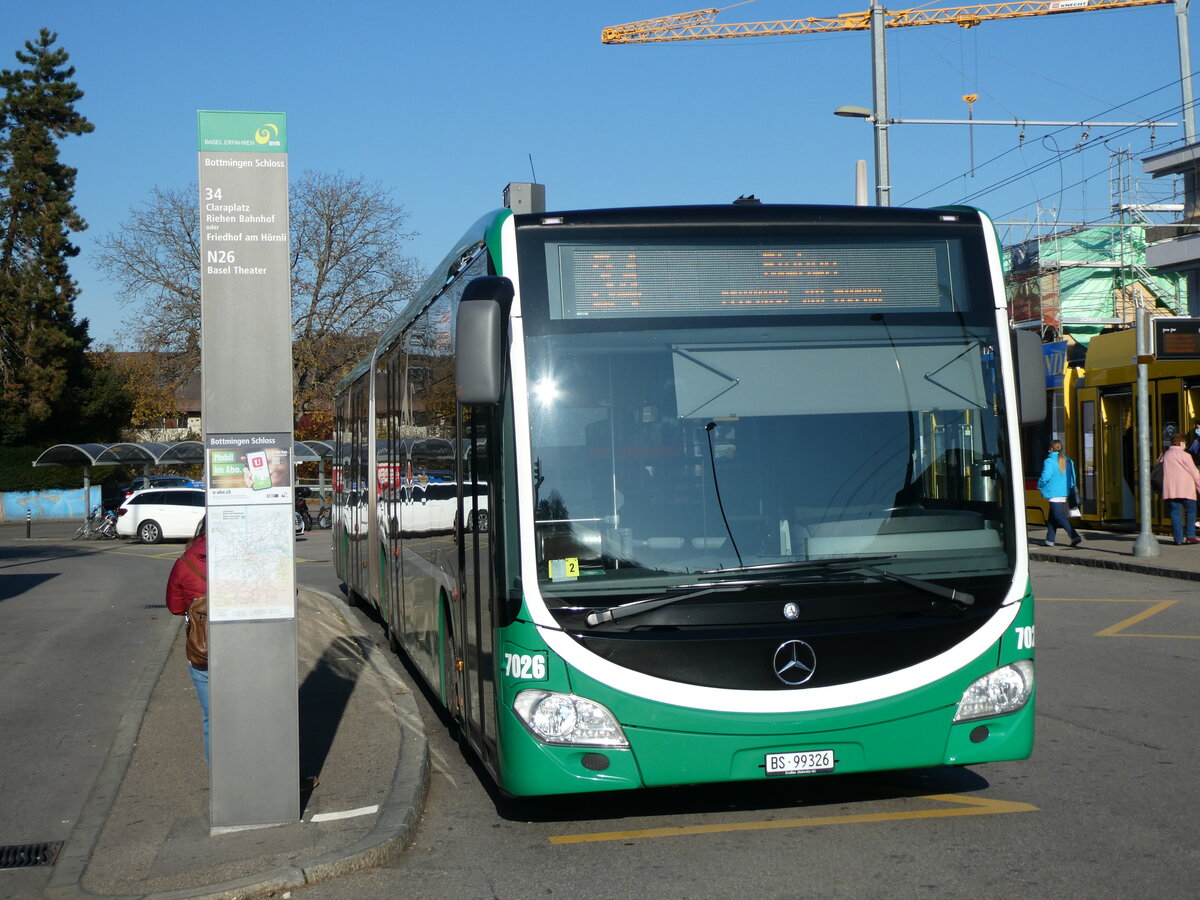 (230'249) - BVB Basel - Nr. 7026/BS 99'326 - Mercedes am 9. November 2021 in Bottmingen, Schloss