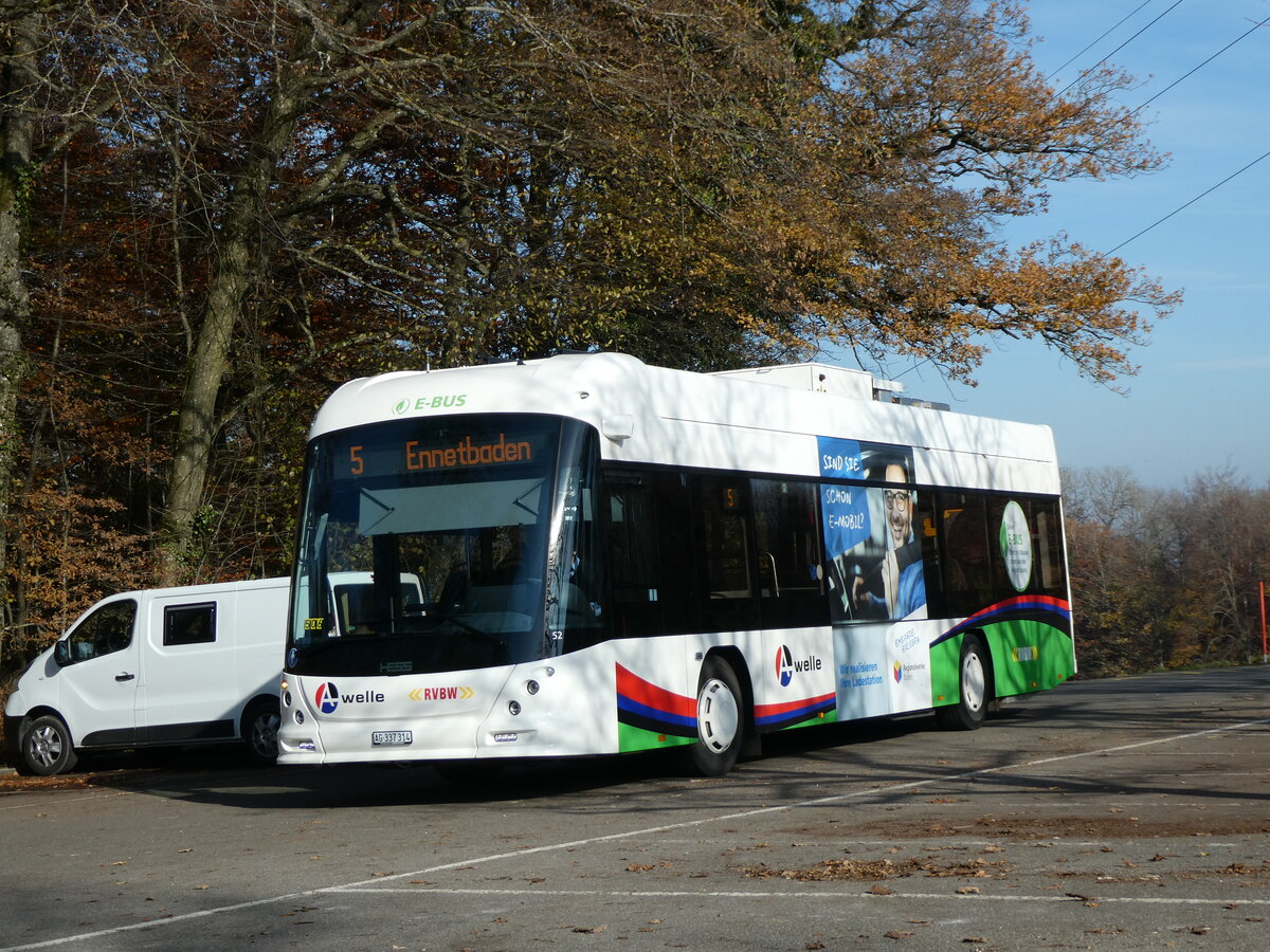 (230'489) - RVBW Wettingen - Nr. 52/AG 337'314 - Hess am 11. November 2021 in Baden, Baldegg