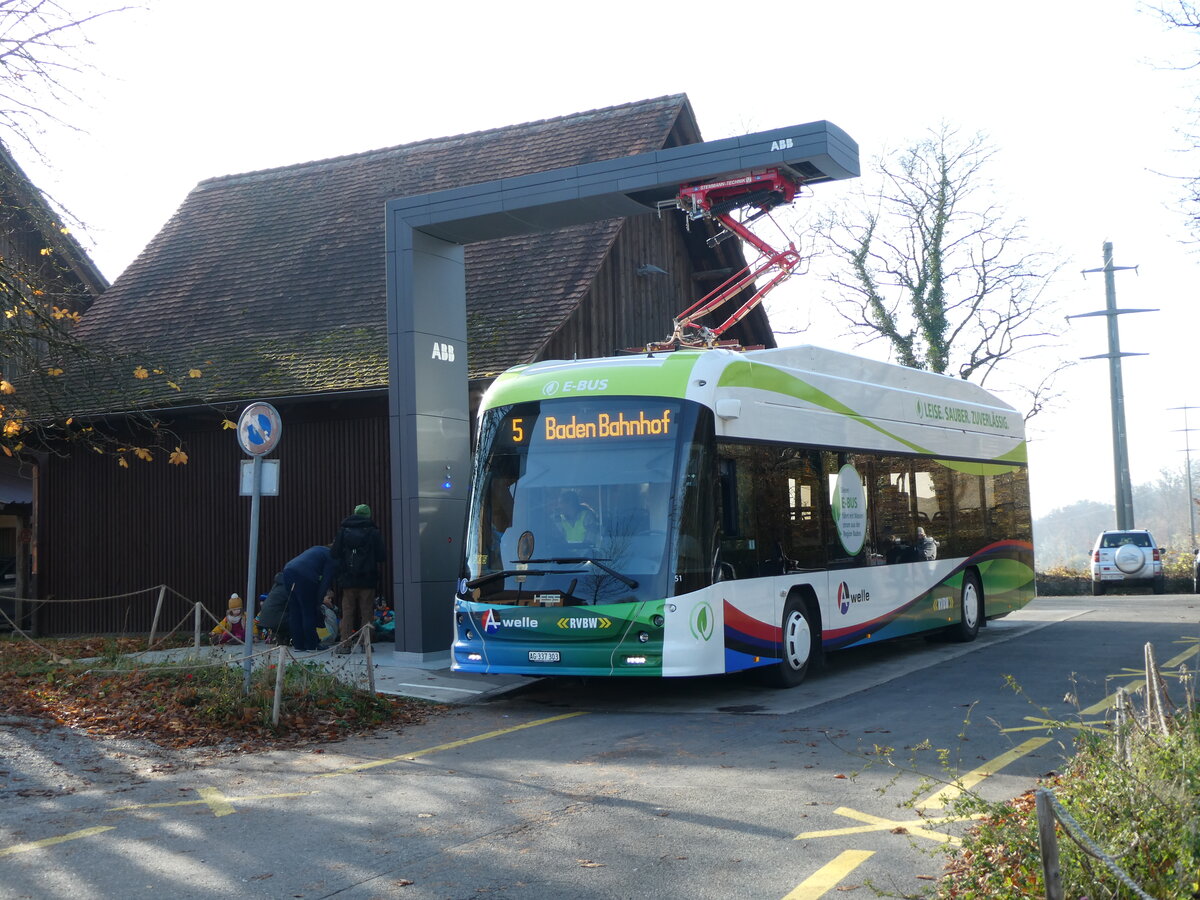 (230'494) - RVBW Wettingen - Nr. 51/AG 337'303 - Hess am 11. November 2021 in Baden, Baldegg