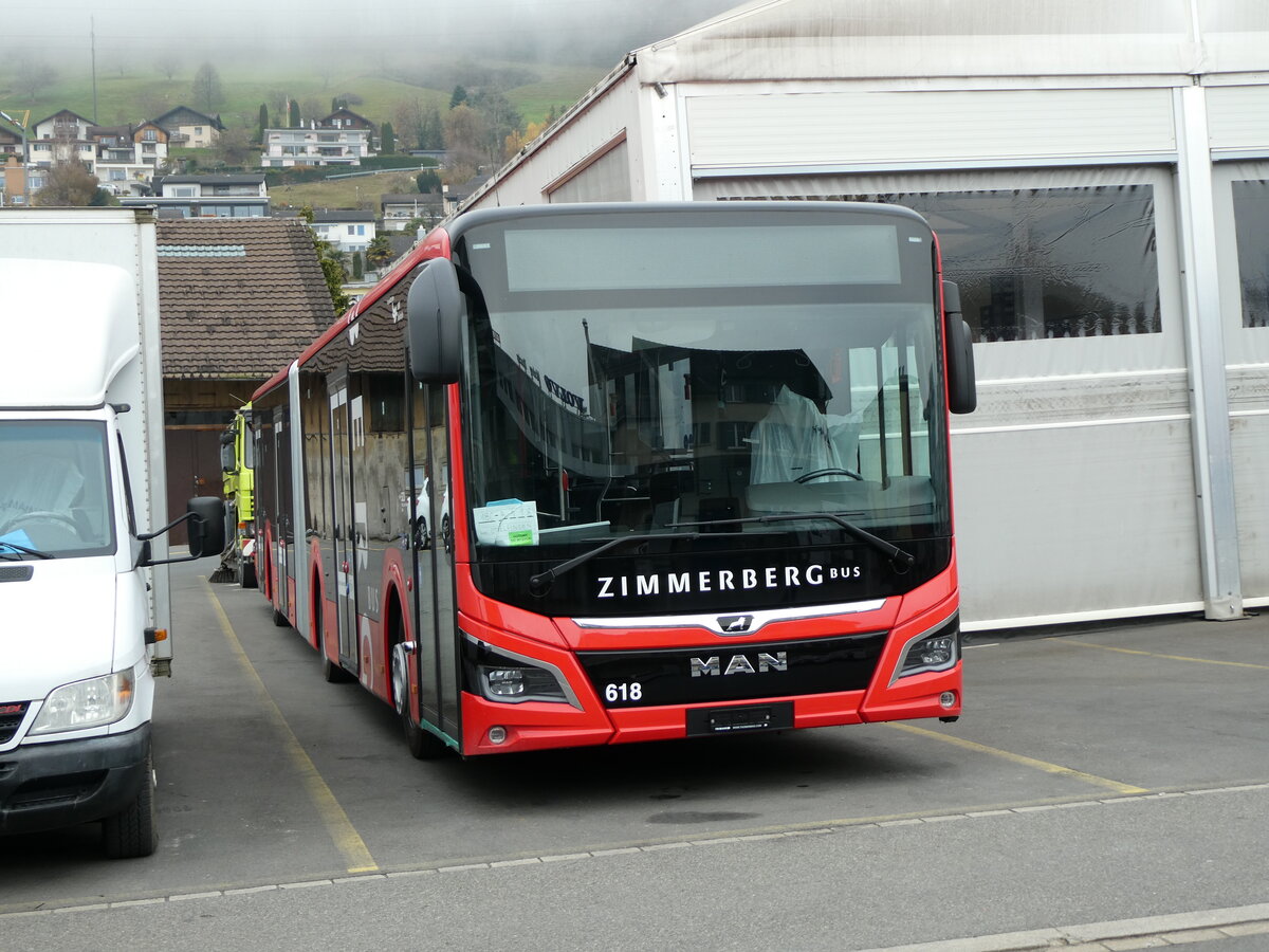 (230'867) - AHW Horgen - Nr. 618 - MAN am 21. November 2021 in Schmerikon, Thomann