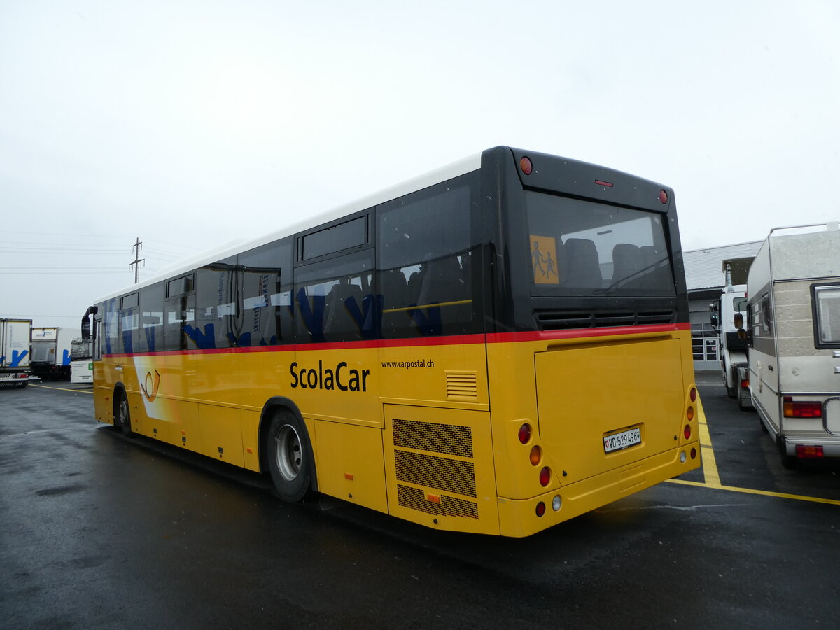 (231'024) - CarPostal Ouest - VD 529'496 - Temsa (ex TMR Martigny Nr. 134) am 28. November 2021 in Kerzers, Interbus