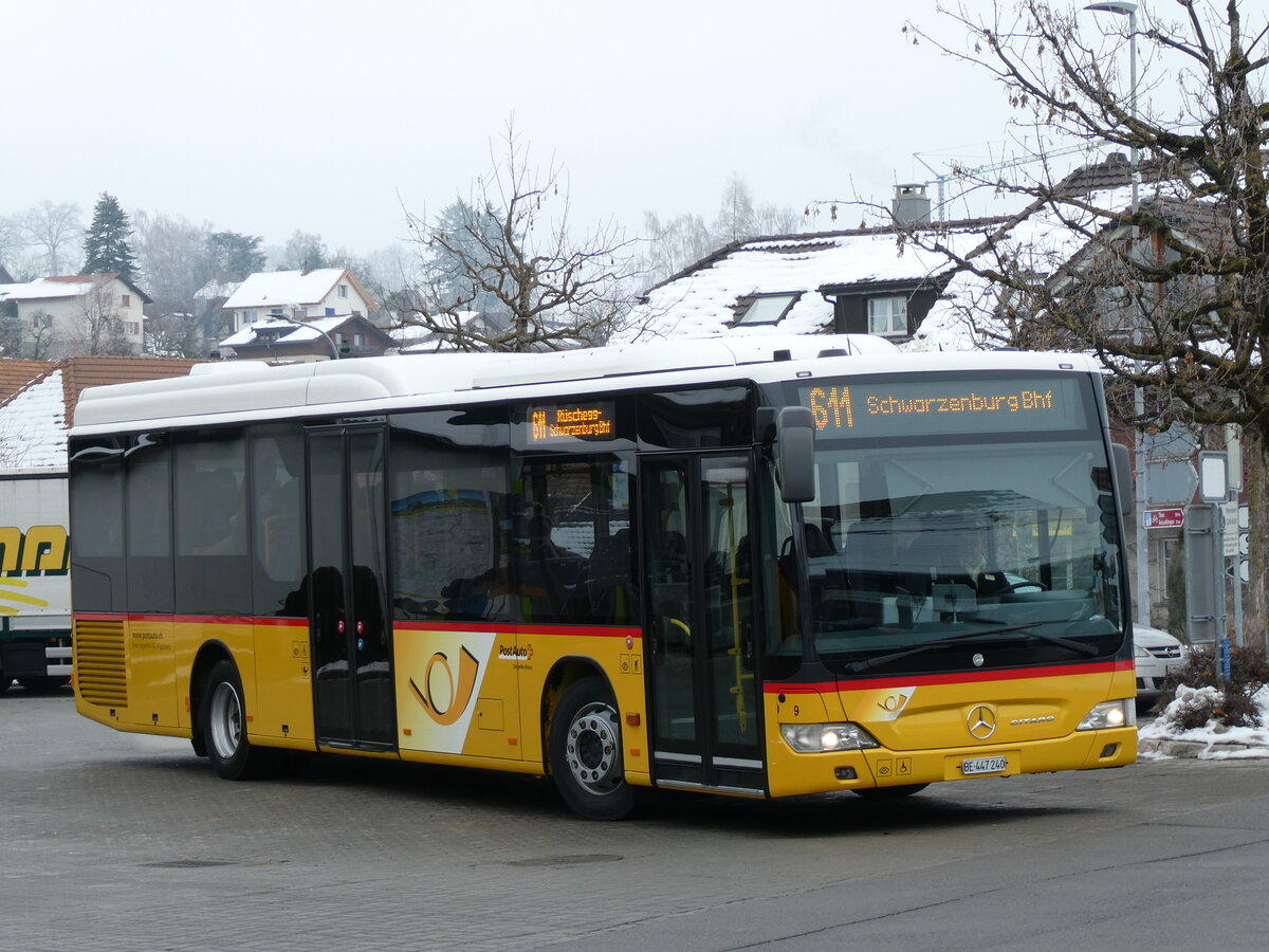 (231'414) - Engeloch, Riggisberg - Nr. 9/BE 447'240 - Mercedes am 17. Dezember 2021 in Riggisberg, Post