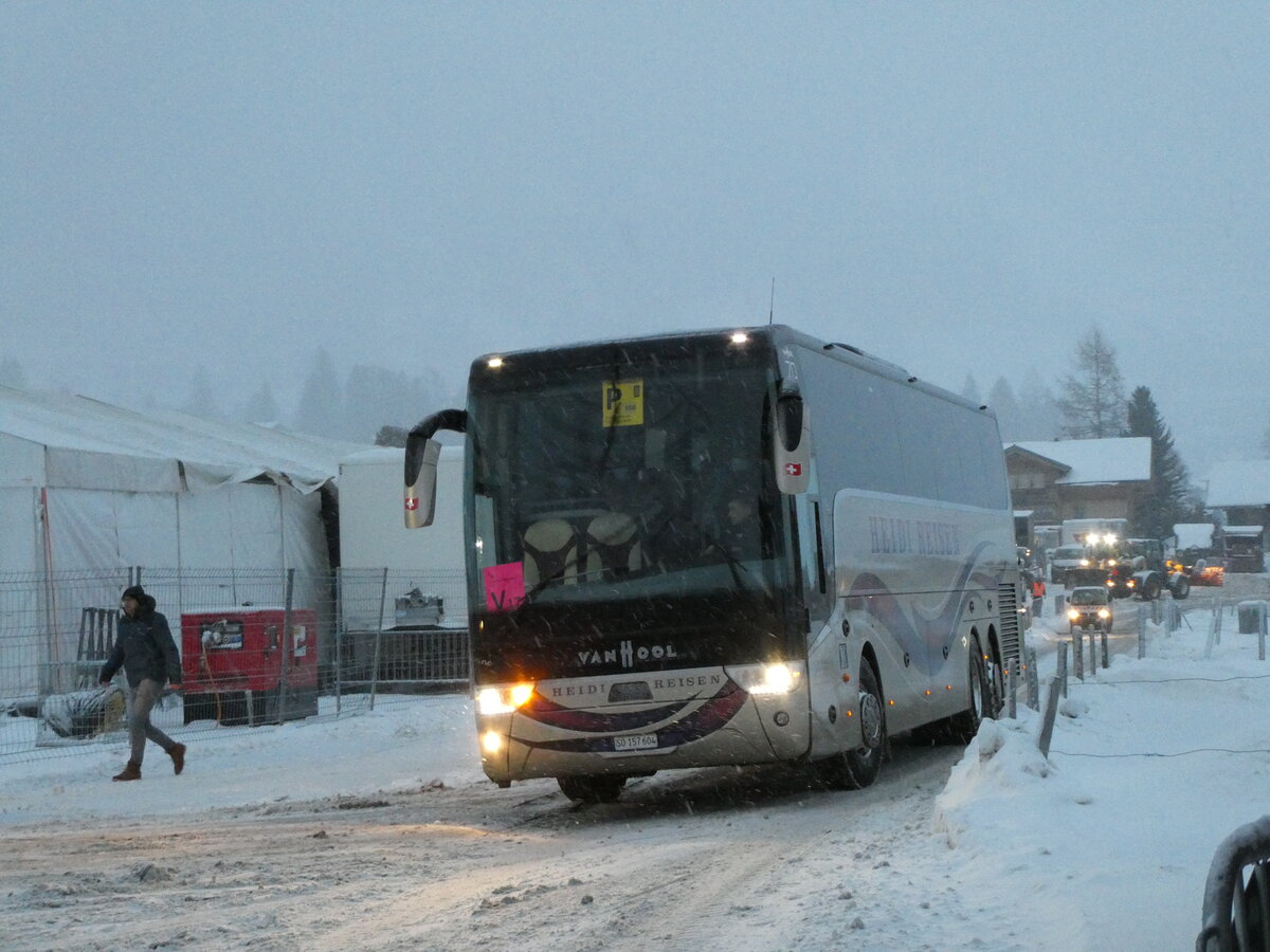 (231'791) - Heidi, Liesberg - SO 157'604 - Van Hool am 9. Januar 2022 in Adelboden, Weltcup