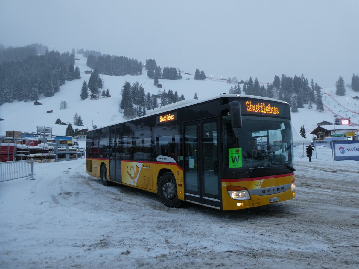 (231'849) - Wieland, Murten - Nr. 52/FR 300'635 - Setra am 9. Januar 2022 in Adelboden, Weltcup