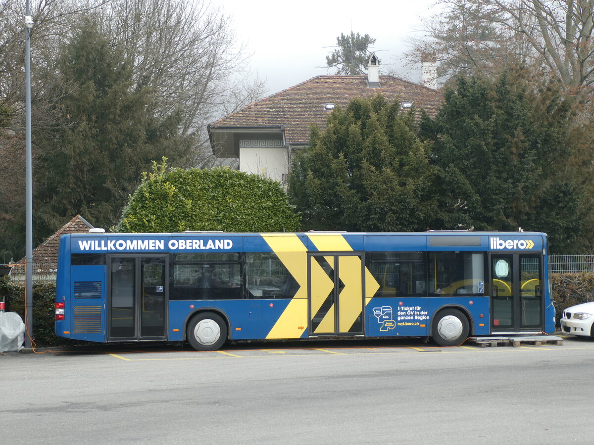 (232'026) - STI Thun - Nr. 128 - MAN am 15. Januar 2022 bei der Schifflndte Thun