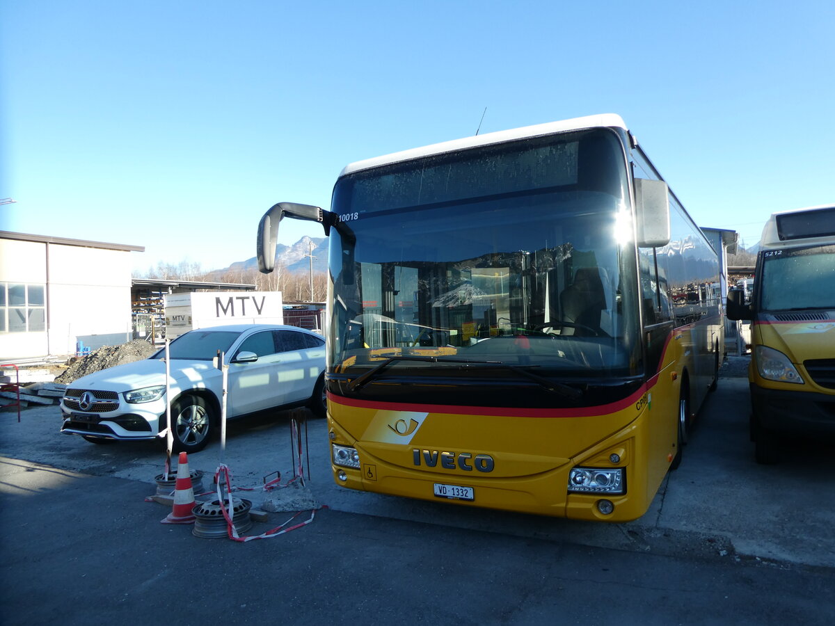 (232'320) - TPC Aigle - Nr. CP09/VD 1332 - Iveco am 23. Januar 2022 in Collombey, Garage