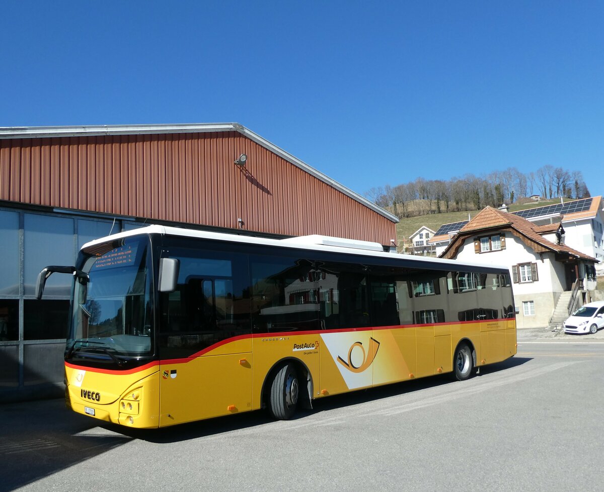 (233'343) - Engeloch, Riggisberg - Nr. 11/BE 27'809 - Iveco am 28. Februar 2022 in Riggisberg, Garage