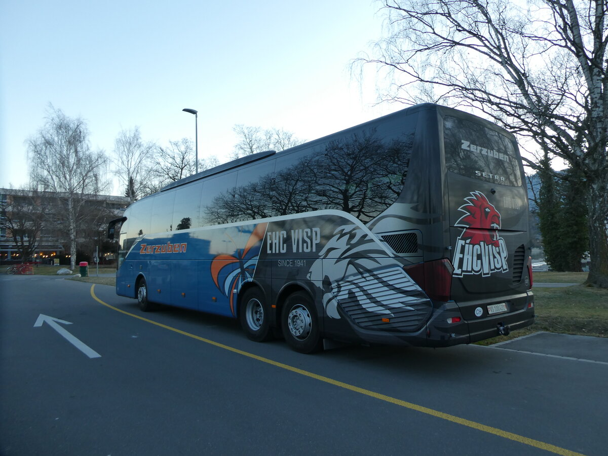 (233'352) - Zerzuben, Visp-Eyholz - Nr. 12/VS 100'431 - Setra am 1. Mrz 2022 in Thun, Lachen