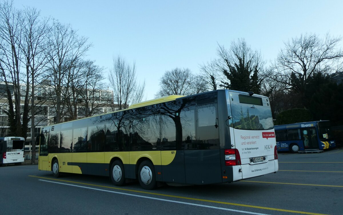 (233'363) - STI Thun - Nr. 603/BE 634'603 - MAN am 5. Mrz 2022 bei der Schifflndte Thun