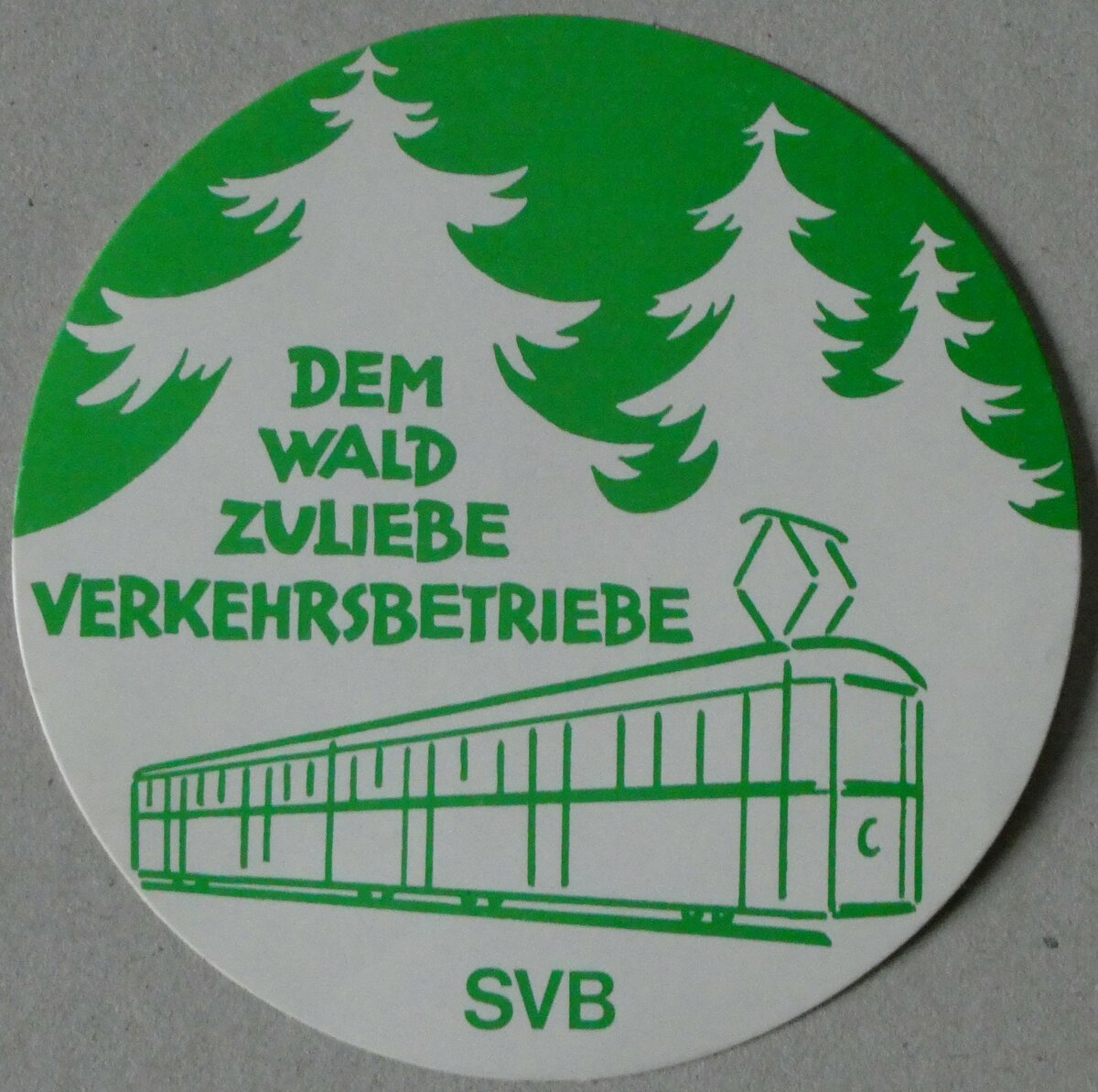 (233'582) - SVB-Kleber dem Wald zuliebe am 9. Mrz 2022 in Thun