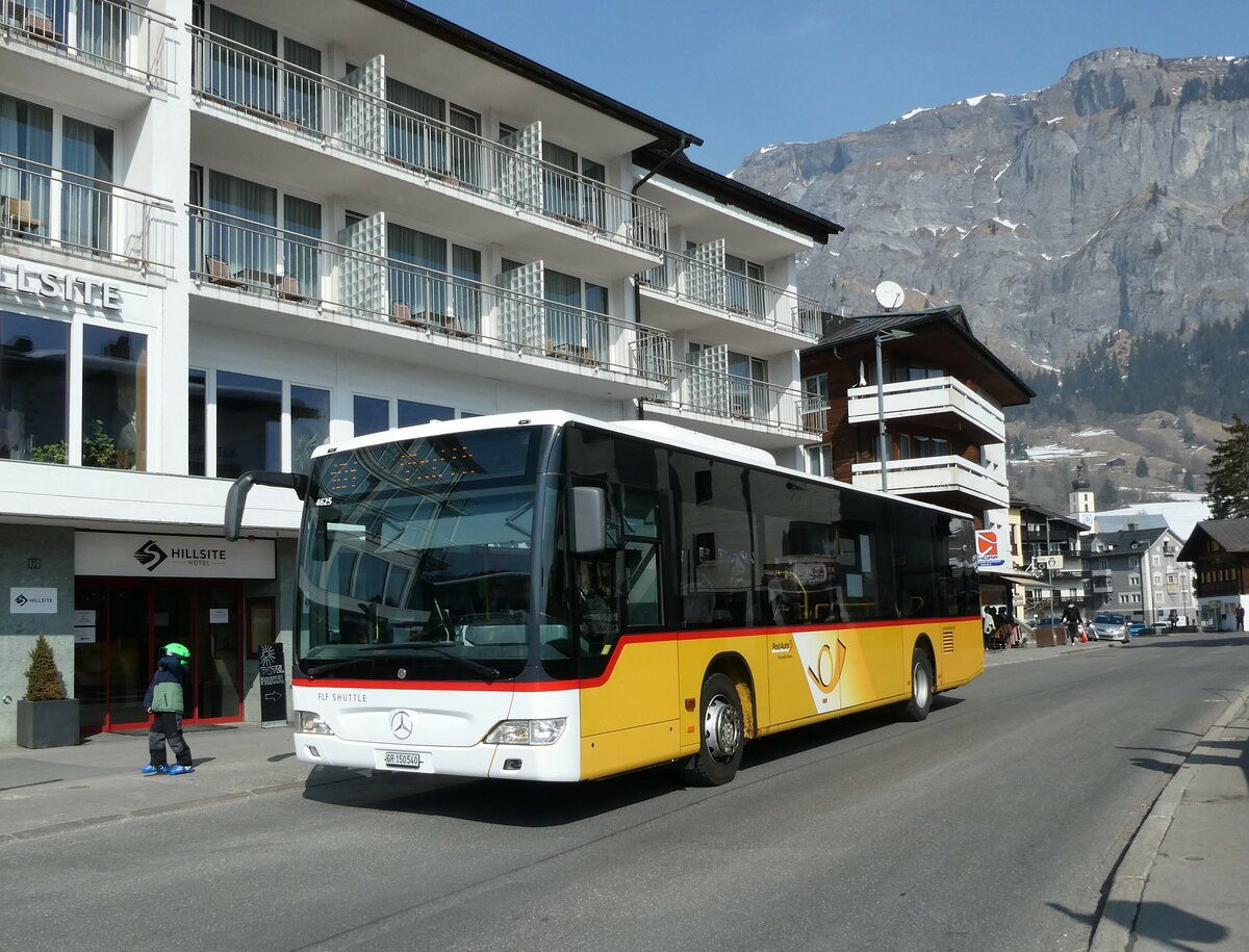 (233'770) - PostAuto Graubnden - Nr. 3/GR 150'540 - Mercedes (ex PostAuto Nordschweiz) am 11. Mrz 2022 in Flims, Bergbahnen