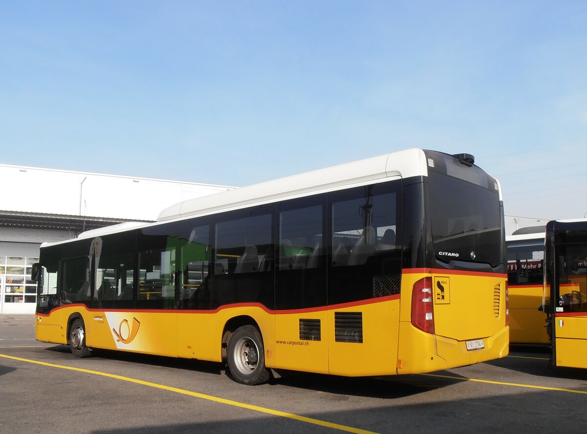 (233'861) - CarPostal Ouest - VD 2704 - Mercedes (ex TPB, Sdeilles) am 12. Mrz 2022 in Kerzers, Interbus