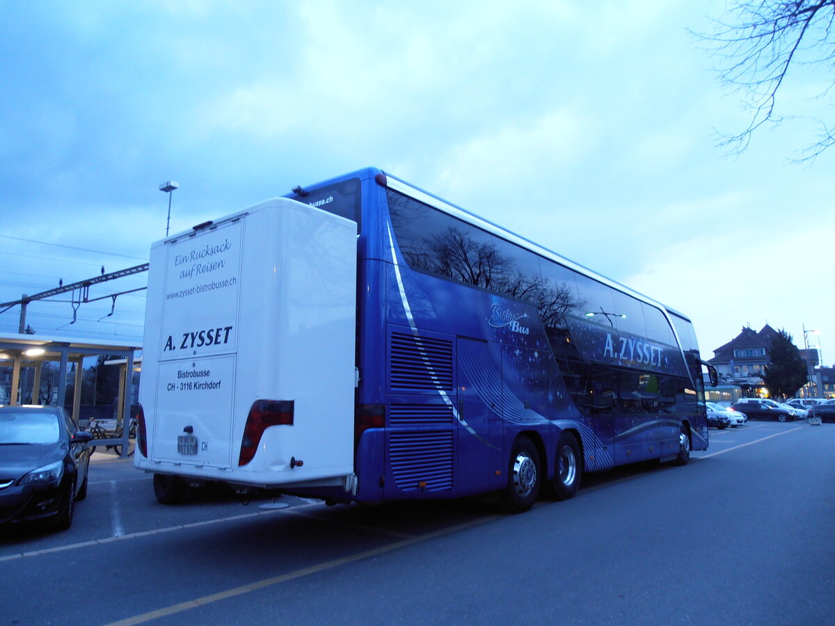 (233'971) - Zysset, Kirchdorf - Nr. 66/BE 807'878 - Setra am 17. Mrz 2022 in Thun, CarTerminal