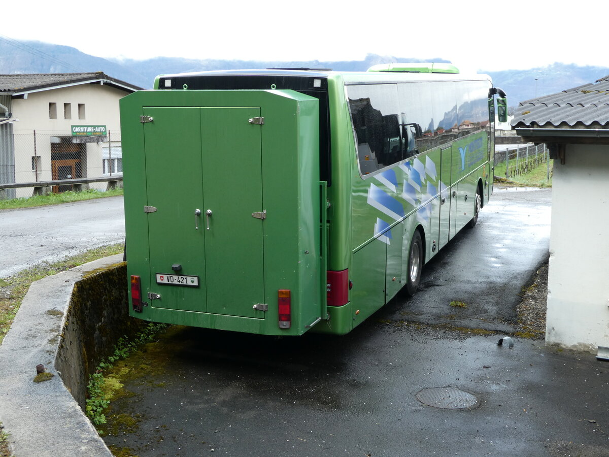 (234'279) - MOB Montreux - Nr. 2/VD 421 - Van Hool am 9. April 2022 in Aigle, Garage