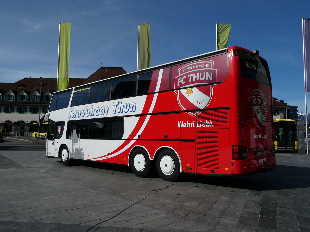 (234'388) - Straubhaar, Thun - Nr. 3/BE 431'132 - Setra am 11. April 2022 in Thun, Aarefeldplatz