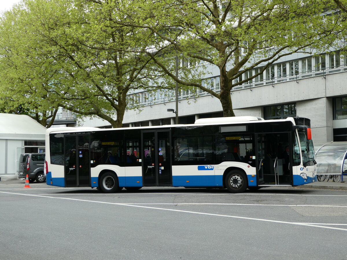 (235'224) - VBL Luzern - Nr. 85/LU 240'207 - Mercedes am 4. Mai 2022 in Luzern, Inseli-P