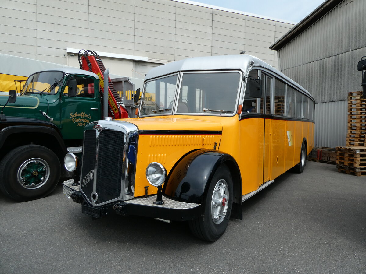 (235'333) - Badertscher, Winterthur - ZH 32'943 U - FBW/Tscher (ex P 24'574; ex P 1394) am 7. Mai 2022 in Attikon, Wegmller