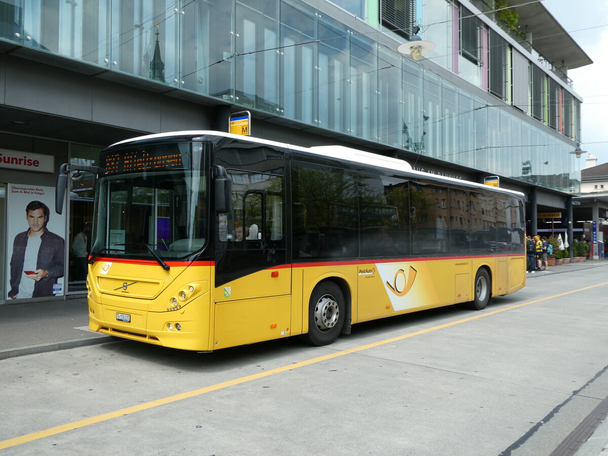 (235'416) - PostAuto Ostschweiz - TG 158'215 - Volvo (ex PostAuto Graubnden) am 7. Mai 2022 beim Bahnhof Frauenfeld