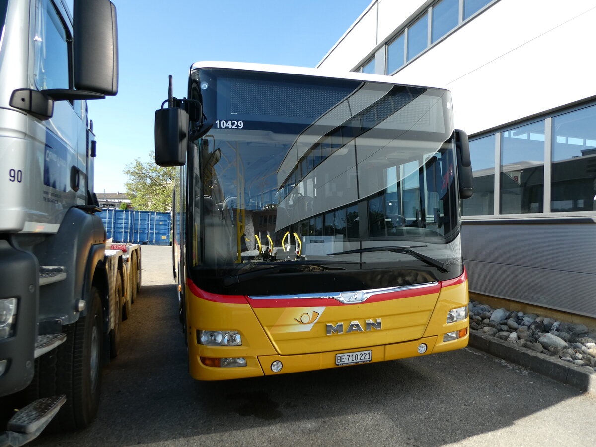 (235'579) - Funi-Car, Biel - Nr. 21/BE 710'221 - MAN am 15. Mai 2022 in St-Blaise, Recam