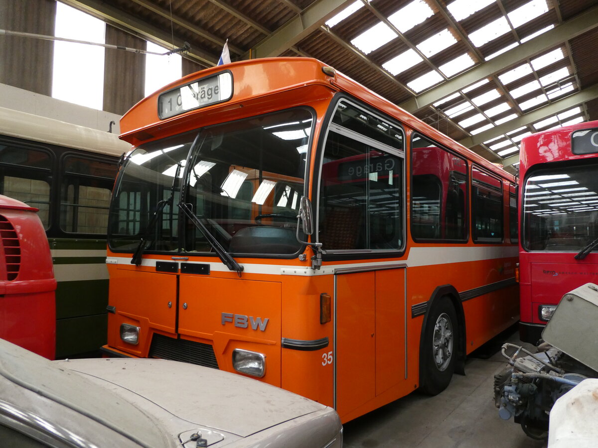 (235'628) - ZVB Zug  (RWB) - Nr. 35 - FBW/Hess am 15. Mai 2022 in Oberburg, Ziegelgut